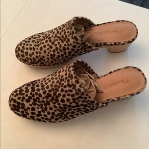 Madewell dotted calf clogs